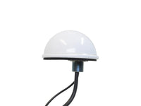 Mobile Mark DM-W15-3C2C-WHT-180 Tri Band Dome Mount WiFi (2.4-2.5/4.9-6 GHz 15Ft LL-195 SMA-plug) w/ Active GPS (15Ft RG-174 SMA-plug)