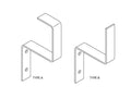 Chatsworth 10910-500 Wall Cable Support Bracket; 3.79INW x 7.88INH x 4IND; Zinc
