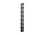 Chatsworth 11730-508 Single-Sided Narrow Vertical Cabling Sections; 3.65INW x 9INH x 6.38IND; Clear