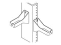 Chatsworth 11228-711 Narrow Cable Ring; 1.25INW x 2.5INH x 4IND; Black; Box of 100