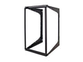 Chatsworth 13604-E08 EasySwing(TM) Wall-Mount Rack; 19 IN W x 38.5 IN H x 8 IN D; Glacier White