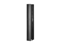 Chatsworth 13914-701 Velocity Vertical Cable Manager, Double-Sided, 10 inches W X 6 ft H (254 mm W X 1829 mm H), Black