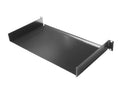 Chatsworth 12291-101 10 Inch Deep Shelf; 19INW x 2.19INH x 1IND; Gray; Single; Non-Vented