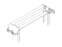 Chatsworth 12392-706 Rack Radius Drop; Black; Channel Size: 3