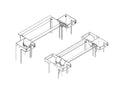 Chatsworth 12393-101 Rack Radius Drop; Gray; For Single-Sided VCS