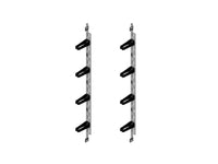 Chatsworth 14440-E00 Ring Cable Manager, Z4 SeismicFrame, 23.6IN (600 mm) W x 40U, Glacier White