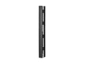 Chatsworth 13901-701 Velocity Vertical Cable Manager, Single-Sided, 3.6 inches W X 6 ft H (92 mm W X 1829 mm H), Black