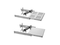 Chatsworth 12345-719 MegaFrame Sliding Shelf; 19INW x 24IND; Black; Single Sided; Non-Vented