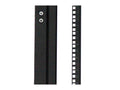 Chatsworth 15330-E15 Adjustable ServerRack Center Rail, Square Mounting Holes, 8 ft. (2.438m) High, Glacier White