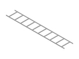 Chatsworth 14300-112 Adjustable Cable Runway; 1.5IN H x 12IN W x 119.5IN L (38 mm x 305 mm x 3035 mm);Gray