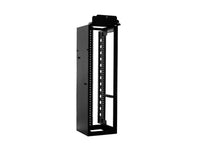 Chatsworth 15254-E03 Adjustable Rail ServerRack, Square Holes, 900mm Deep, 7 FT High, Glacier White