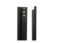 Chatsworth 15335-E03 Adjustable QuadraRack Center Rail, 12-24 Mounting Holes, 7 ft. (2.133m) High, Glacier White