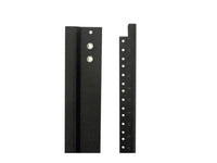 Chatsworth 15335-E03 Adjustable QuadraRack Center Rail, 12-24 Mounting Holes, 7 ft. (2.133m) High, Glacier White