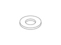 Chatsworth 20283-022 Washers: Type A Plain 5/8IN; Zinc