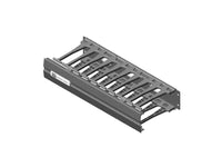 Chatsworth 35431-E04 Motive Horizontal Cable Manager with Cable Pass-Through Ports; 4 RMU x 19IN EIA W x 8.2IND (208 mm)