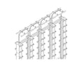 Chatsworth 31472-E31 Alternate Space Cable Runway; 30INW x 1.5INH x 8.73 FT L; Glacier White