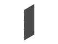 Chatsworth 37750-C01 Single Metal Side Panel Assembly for RMR Modular Enclosure; 47.2IN (1200 mm) H x 15.8IN (400 mm) D; Black