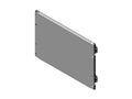 Chatsworth 37842-G31 RMR Modular Enclosure Quarter-Height Mounting Plate Assembly; 47.2IN (1200 mm) H x 35.4IN (900 mm) W; Hammer Gray (Ral 7035)
