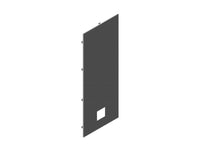 Chatsworth 37875-G15 Intake Side Panel Assembly for RMR Modular Enclosure; 177 mm Intake Fan / Filter Ready; 78.7IN (200