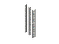 Chatsworth 38647-728 Vertical Cable Manager for ZetaFrame Cabinet; for 48U x 29.5INW (750 mm) Cabinet; Long Finger; With