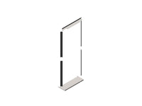 Chatsworth 38649-E44 Air Dam Kit for ZetaFrame Cabinet; for 42U x 23.6INW (600 mm) Cabinet; Glacier White