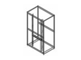 Chatsworth 38648-701 Front-to-Rear Cable Manager for ZetaFrame Cabinet, for 27.6INW (700 mm) Cabinet, Extends 20IN - 32I