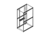 Chatsworth 38648-701 Front-to-Rear Cable Manager for ZetaFrame Cabinet, for 27.6INW (700 mm) Cabinet, Extends 20IN - 32I
