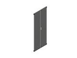 Chatsworth 39861-E10 Double Perforated Metal Rear Door for ZetaFrame Cabinet; for 52U x 23.6INW (600 mm) Cabinet; Glacie