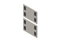 Chatsworth 39774-EEC Side Panel with Grommets for ZetaFrame Cabinet; for 52U x 43.3IND (1100 mm) Cabinet; 8 Cable Openin