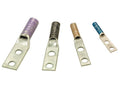Chatsworth 40162-952 Compression Lug; Two-Hole; #6 Cable; .750IN (19.1 mm) Hole Spacing; .375IN (9.5 mm) Hole Size; Blue; Package of 50