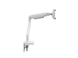 Humanscale M21HBTWC M2 Pro Monitor Arm for Single Monitor, White with White Trim and VESA Plate, Clamp Mount