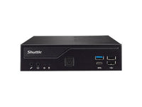 Shuttle DH610-I3-14100-Q36825 XPC SLIM COMPUTER SYSTEM = DH610, I3-14100, 16GB DDR4 (2x8GB), 256GB M.2 NVME, 256GB 2.5 S