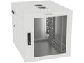 Vertiv GL24WMCMP-W-SE-00-CM WM Premium 12Ux24x32 Gray, Rails feature a horizontal/vertical cable tie down pattern and provisions for optional cable management D rings