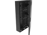 Vertiv GL48WLP-B-SH-AF WLP WM 6-10 Ux27x10 FanGray - Multiple nominal concentric conduit knockouts on top, bottom, sides, and back