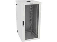 Vertiv GL48WMCMM-W-SC-AF-CM WM Premium 25Ux24x32 Fan Gray - Nominal concentric conduit knockouts on top, bottom, and back of rear section