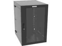 Vertiv GL36WMCMP-B-SC-00-CM WM Premium 19Ux24x32 Gray - Reversible mounting for left-hand or right-hand opening - Provisions on top and bottom for fan assembly