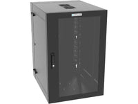 Vertiv GL36WMCMP-B-SC-AF-CM WM Premium 19Ux24x32 Fan Gray - Reversible mounting for left-hand or right-hand opening - Provisions on top and bottom for fan assembly