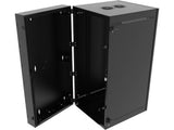 Vertiv GL48WMCMP-B-SC-AF-00 WM Premium 25Ux24x32 Fan Gray - Reversible mounting for left-hand or right-hand opening - Provisions on top and bottom for fan assembly