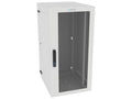 Vertiv GL48WMCMP-W-SE-00-CM WM Premium 25Ux24x32 Gray - Offset mounting rails create nearly 3.5 in of dedicated cable management space between the rail and side