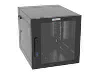 Vertiv GL24WMCMP-B-SE-00-CM WM Premium 12Ux24x32 Gray - Offset mounting rails create nearly 3.5 in of dedicated cable management space between the rail and side