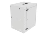 Vertiv GL36WMCMS-W-SH-AF-CM WM Premium 19Ux24x32 Fan Gray - Nominal concentric conduit knockouts on top, bottom, and back of rear section