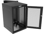 Vertiv GL36WDM-B-00 WD WM 18UX24X32 MESH BLACK - Reversible mounting for left-hand or right-hand opening - Provisions on top and bottom for fan assembly
