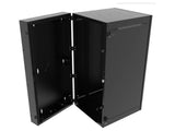 Vertiv GL48WMCMP-B-SH-00-00 WM Premium 25Ux24x32 Gray - Offset mounting rails create nearly 3.5 in of dedicated cable management space between the rail and side