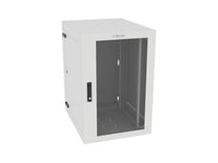 Vertiv GL36WMCMP-W-SH-00-00 WM Premium 19Ux24x32 Fan Gray - Offset mounting rails create nearly 3.5 in of dedicated cable management space between the rail and side