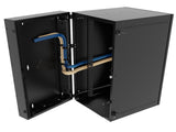 Vertiv GL48WMCMS-B-SC-AF-CM WM Premium 25Ux24x32 Fan Gray - Reversible mounting for left-hand or right-hand opening - Provisions on bottom for fan assembly