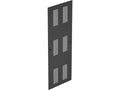 Vertiv 3011-132ELL-B E Side Panel 30in x 24in Vented Black