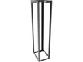Vertiv VRX-59U2436-B-1224 VRX Rack 59U 24in 24-36in Black - Square hole and FMP pattern along the front face of all rails accept D rings and fingers for horizontal