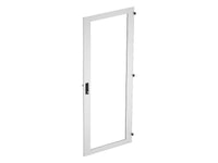 Vertiv 8402E-M29-X E ES Door Round Mesh 84 x 29 to 32 in - Field reversible for left- or right-hand opening, locking swing handle is standard