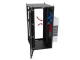 Vertiv GL840N12-2442-SB-1000-1032 NEMA Data Cabinet 45U 24in 42in Black