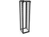 Vertiv CMRX-52U24-B-SQM6 CMRX 52U 24 in 24 in Black, Cable runway or basket tray can rest directly on top of the rack or can be supported by optional ladder rack